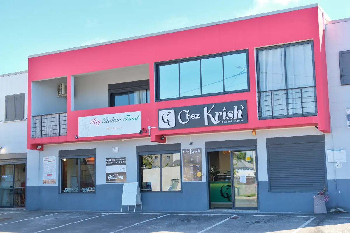 La façade du restaurant Chez Krish